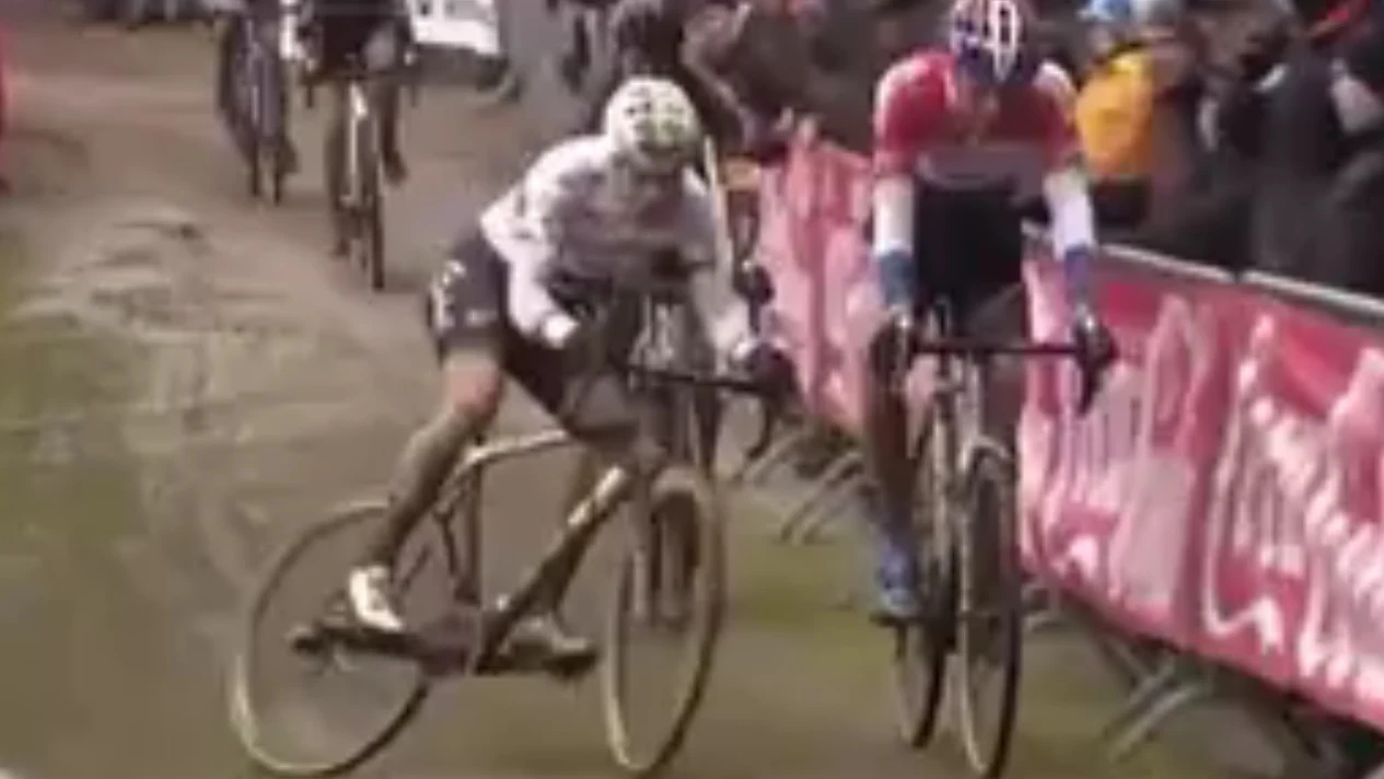 Van Aert, en una prueba de ciclocross