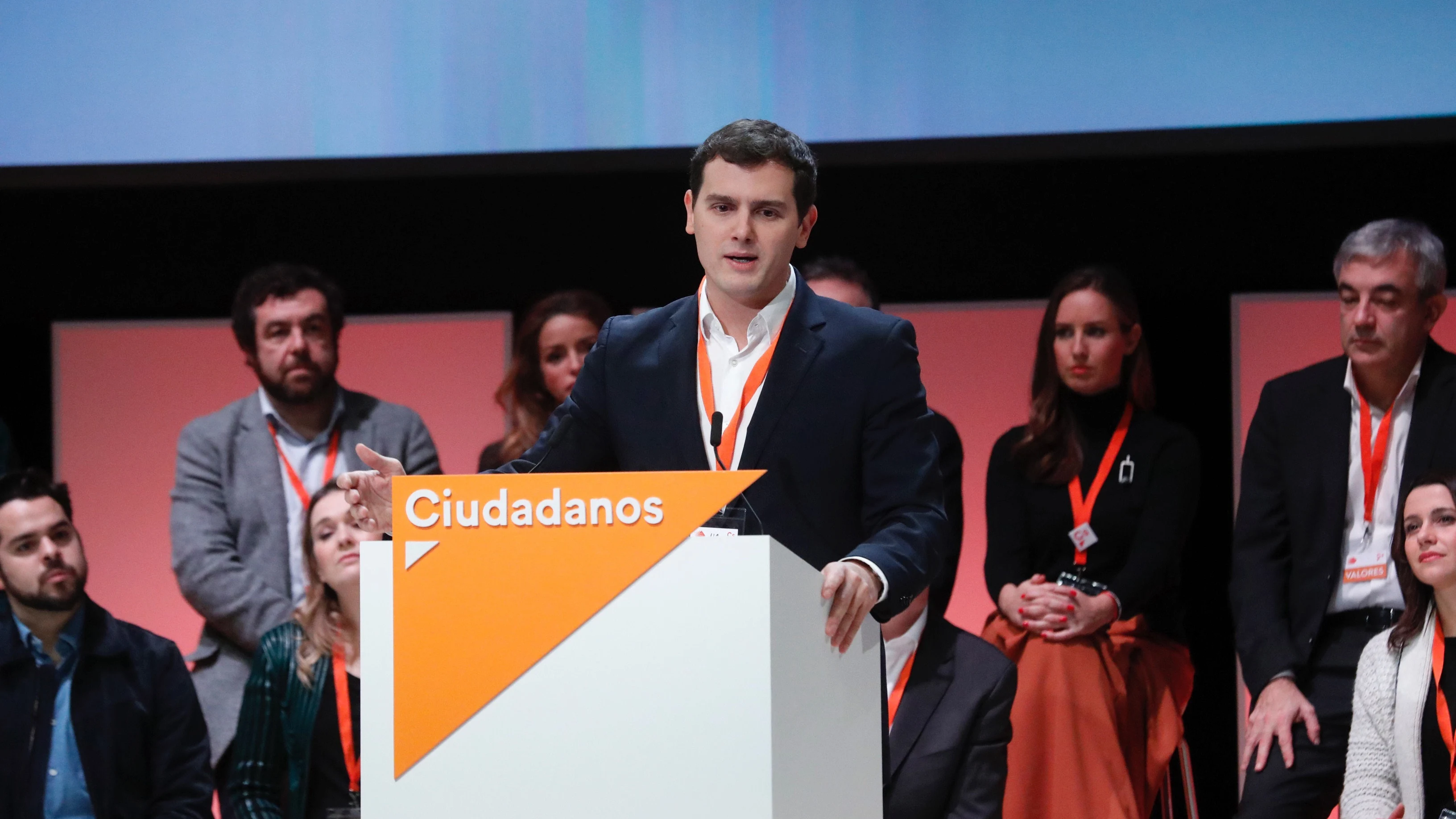 Albert Rivera durante su discurso