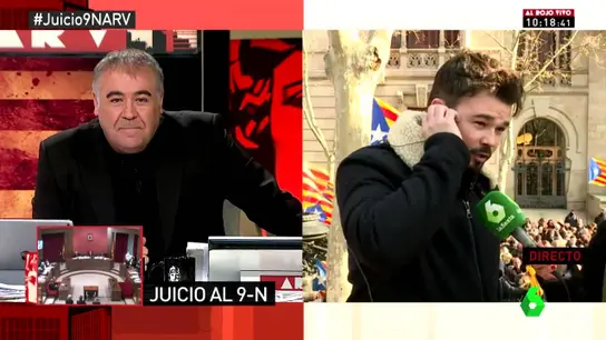 Rufián en ARV Rufián en ARV