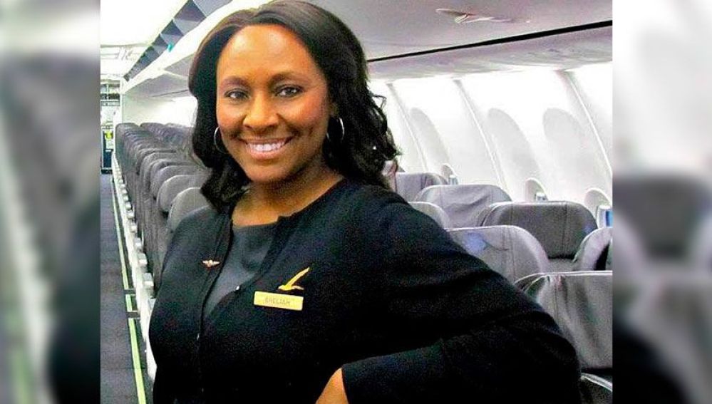 Shelia Fedrick, auxiliar de vuelo de Alaska Airlines