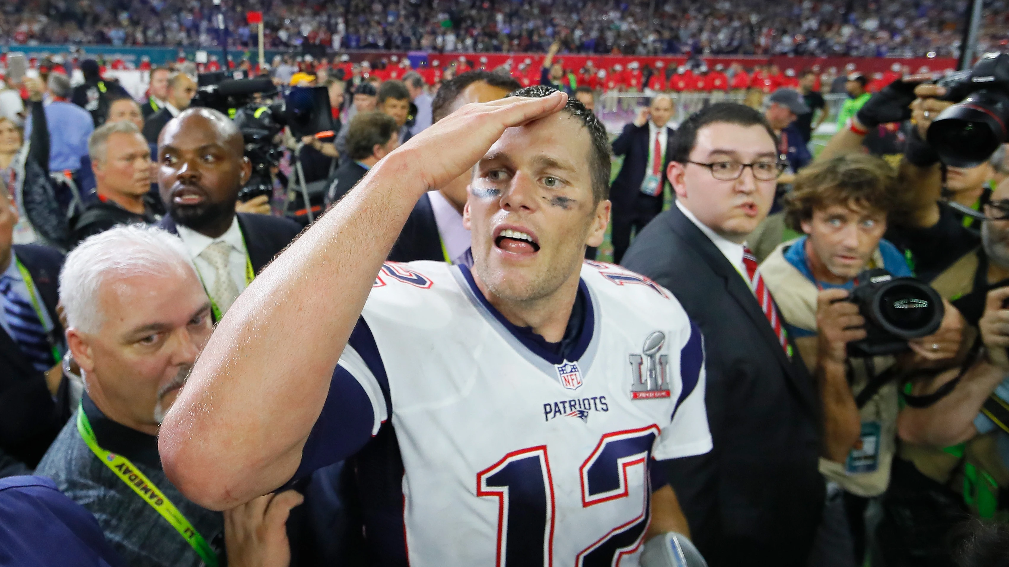 Tom Brady, tras ganar la Super Bowl