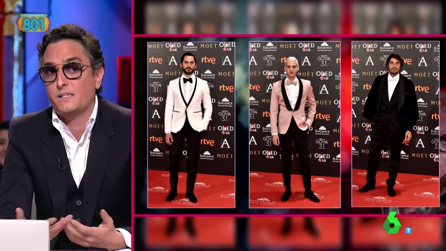 Josie analiza los looks masculinos de los Goya