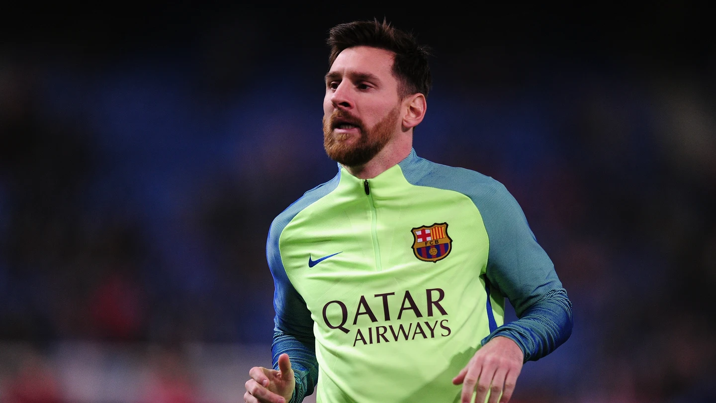Leo Messi durante un entrenamiento Leo Messi durante un entrenamiento
