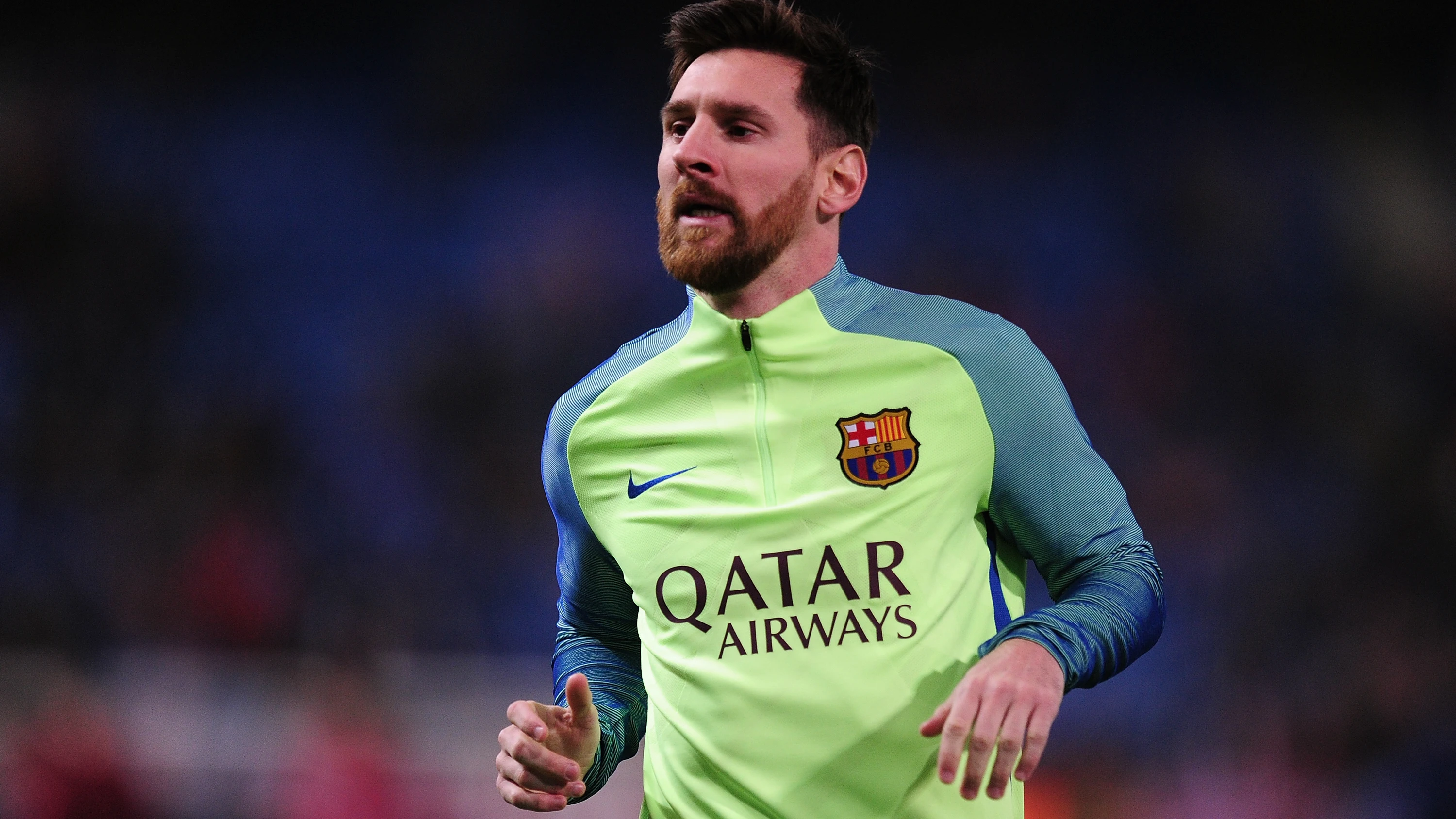 Leo Messi durante un entrenamiento Leo Messi durante un entrenamiento