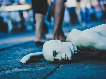Maniquí que representa la muerte Maniquí que representa la muerte
