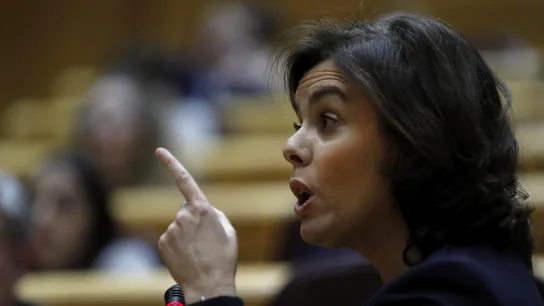 Soraya Sáenz de Santamaría en el Senado Soraya Sáenz de Santamaría en el Senado
