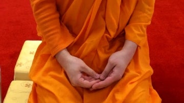 Imagen de archivo de un monje budista