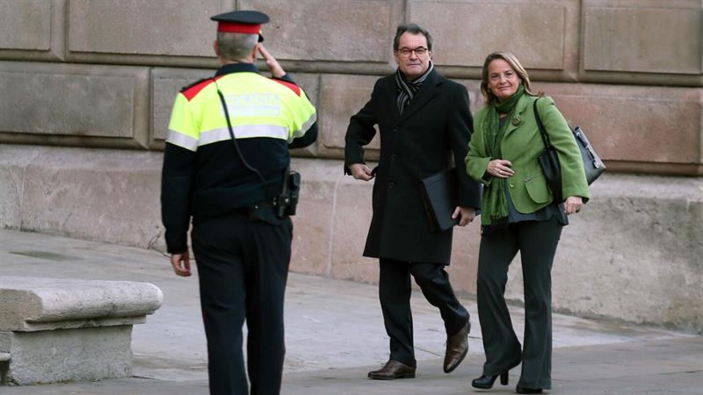 Artur Mas, en la segunda jornada del juicio