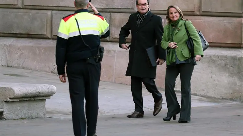 Artur Mas, en la segunda jornada del juicio