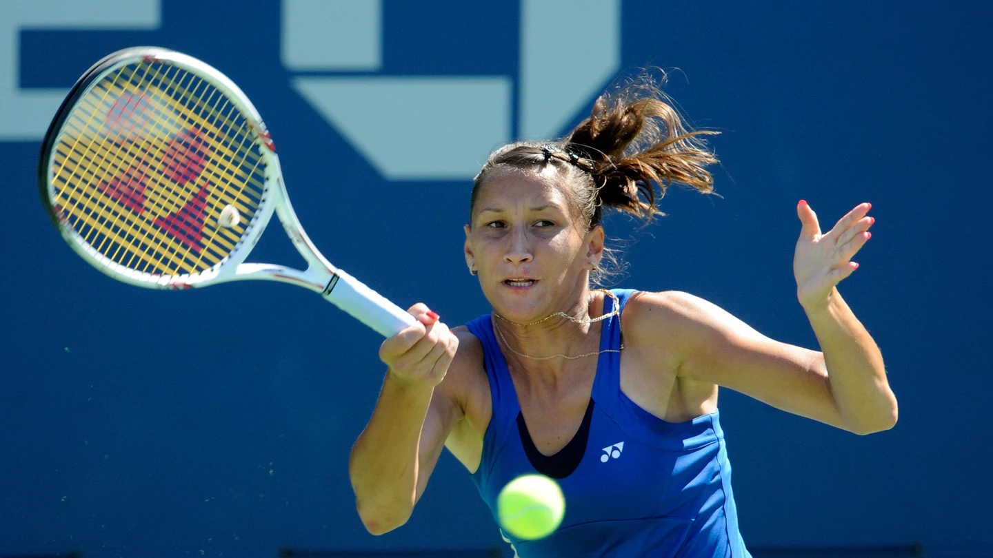Ekaterina Bychkova, durante un partido Ekaterina Bychkova, durante un partido