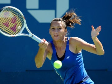 Ekaterina Bychkova, durante un partido Ekaterina Bychkova, durante un partido