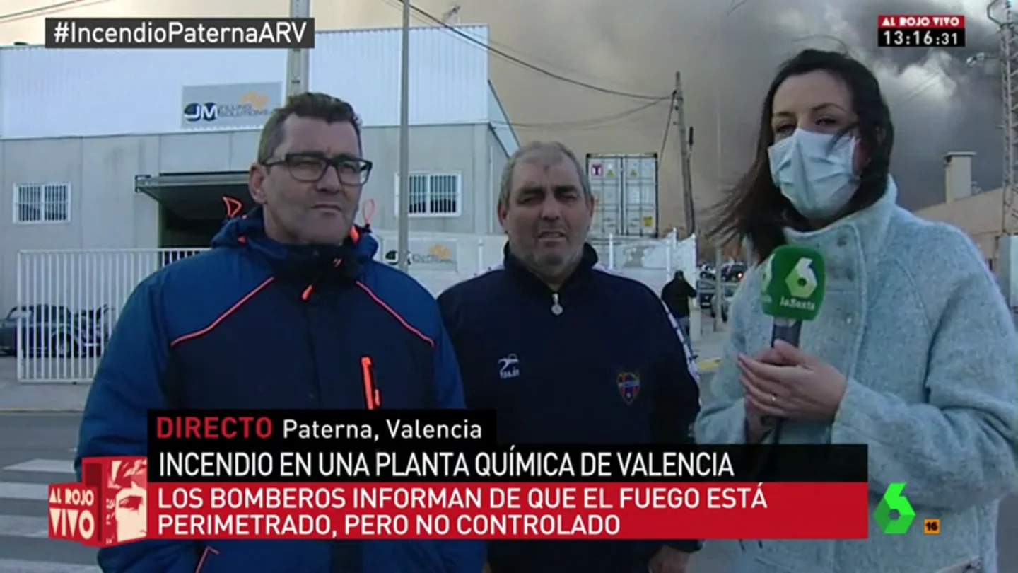 Frame 37.810893 de: Carlos, empresario afectado: "Hemos visto lenguas de fuego de unos 70 metros de altura" Frame 37.810893 de: Carlos, empresario afectado: "Hemos visto lenguas de fuego de unos 70 metros de altura"