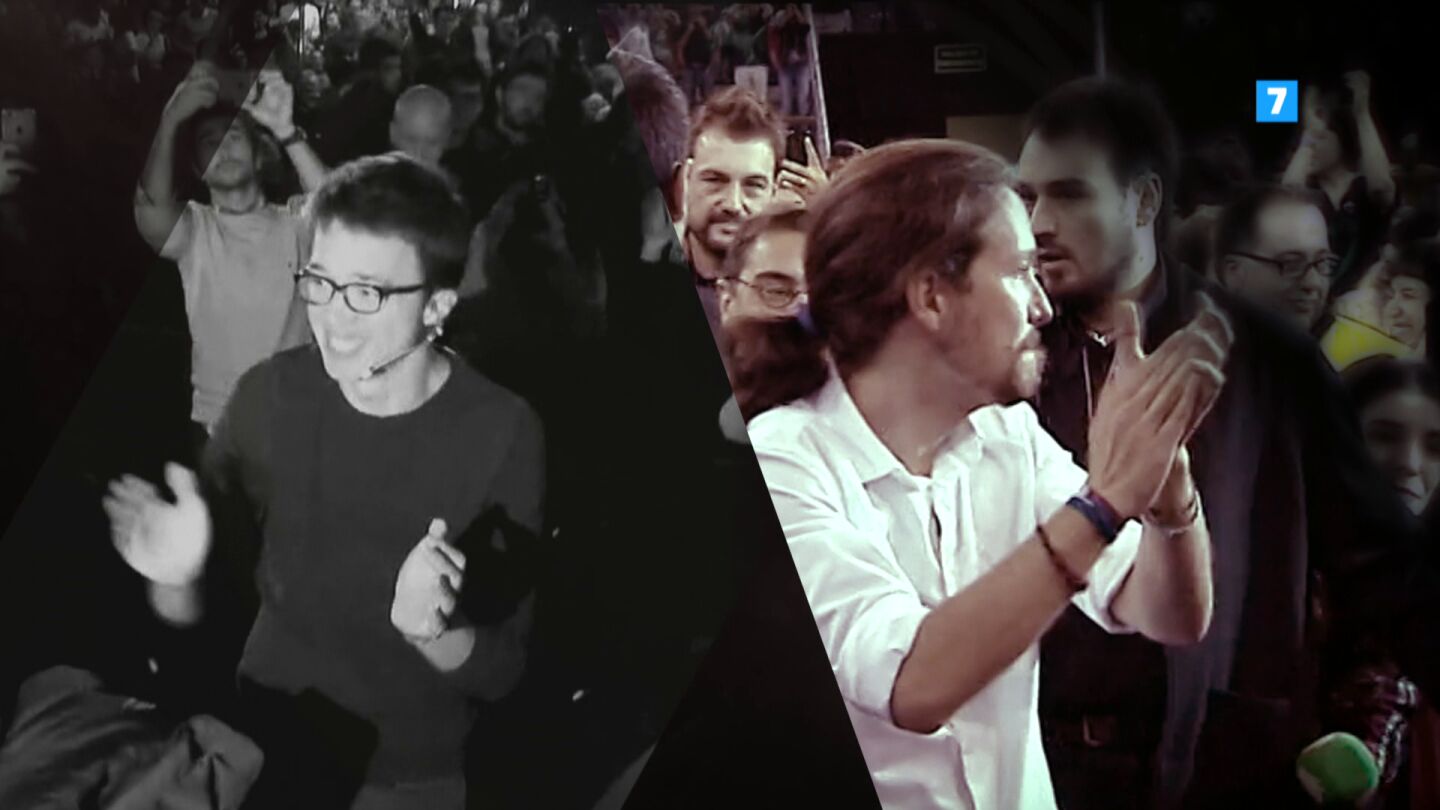 &Iacute;&ntilde;igo Errej&oacute;n y Pablo Iglesias
