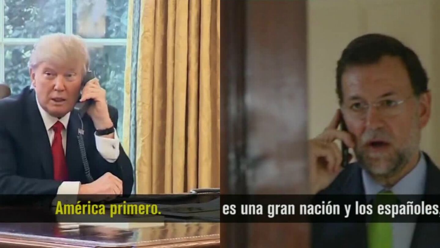 Donald Trump y Mariano Rajoy