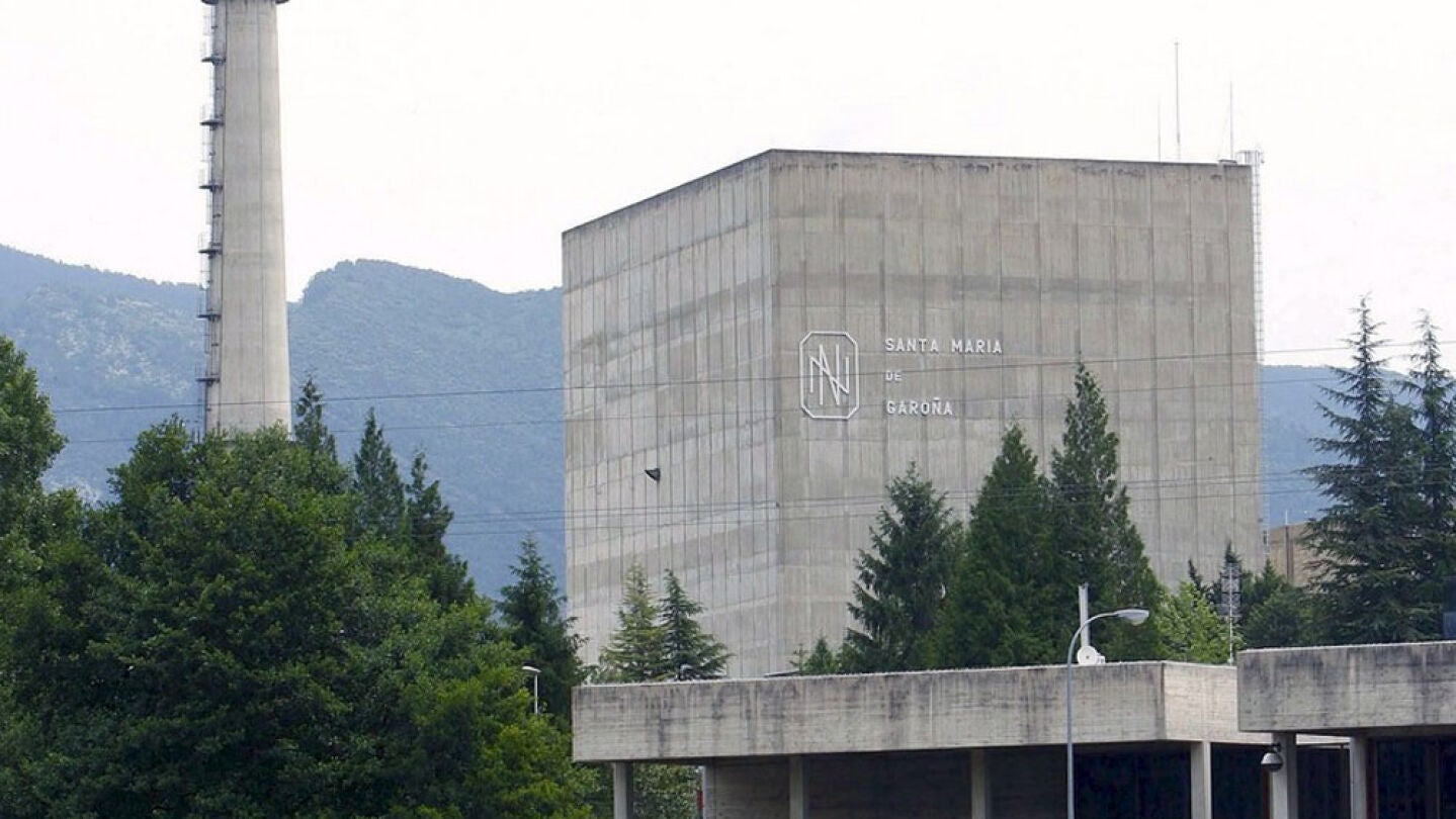 Imagen de archivo de la central nuclear de Garo&ntilde;a