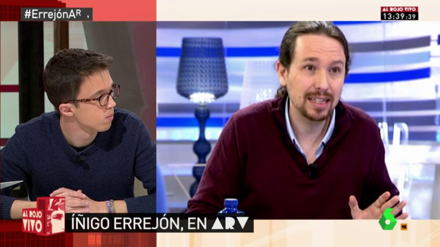 Frame 185.578464 de: &Iacute;&ntilde;igo Errej&oacute;n: "Donde no se tienen que hablar las diferencias es en los medios de comunicaci&oacute;n"