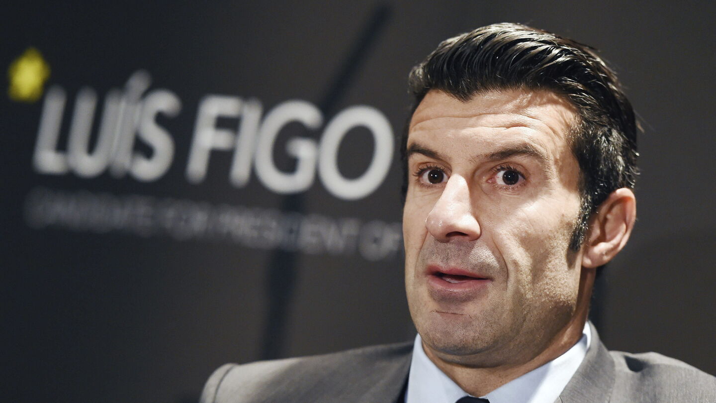 Luis Figo, exjugador del Barcelona y Real Madrid