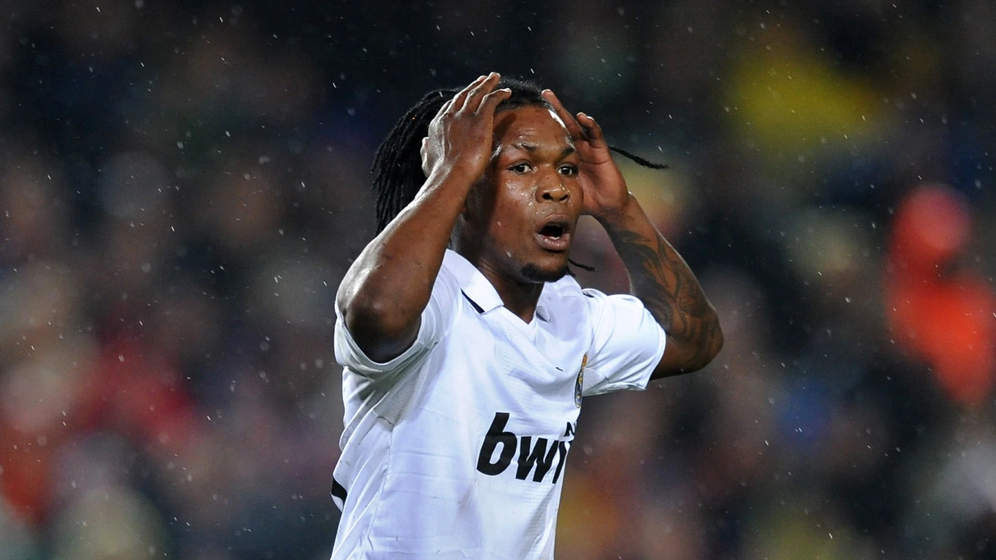Royston Drenthe, durante su etapa en el Real Madrid Royston Drenthe, durante su etapa en el Real Madrid