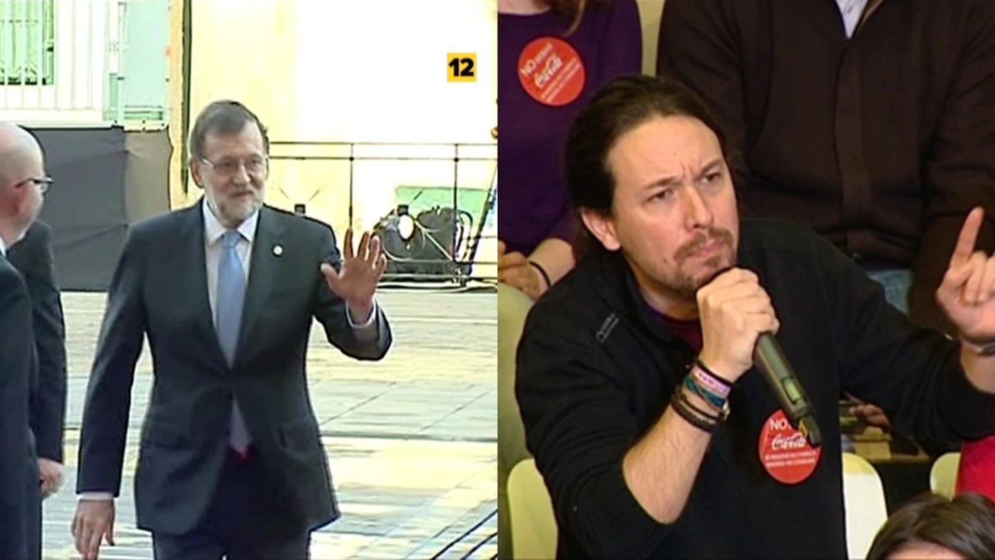 Rajoy e Iglesias Rajoy e Iglesias