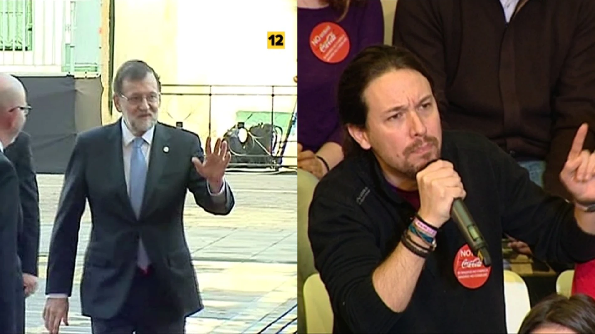 Rajoy e Iglesias