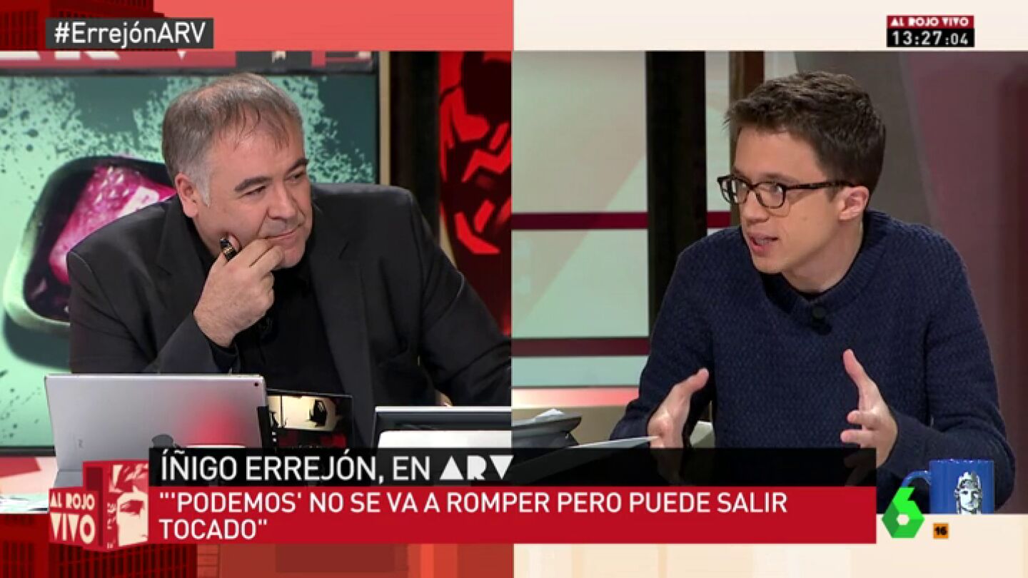 Frame 74.87027 de: &Iacute;&ntilde;igo Errej&oacute;n: "Podemos no se va a romper, pero puede salir tocado tras Vistalegre 2"