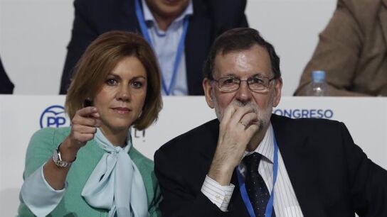 Mar&iacute;a Dolores de Cospedal y Mariano Rajoy