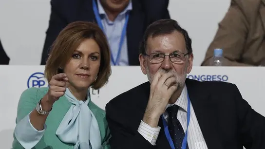 María Dolores de Cospedal y Mariano Rajoy María Dolores de Cospedal y Mariano Rajoy