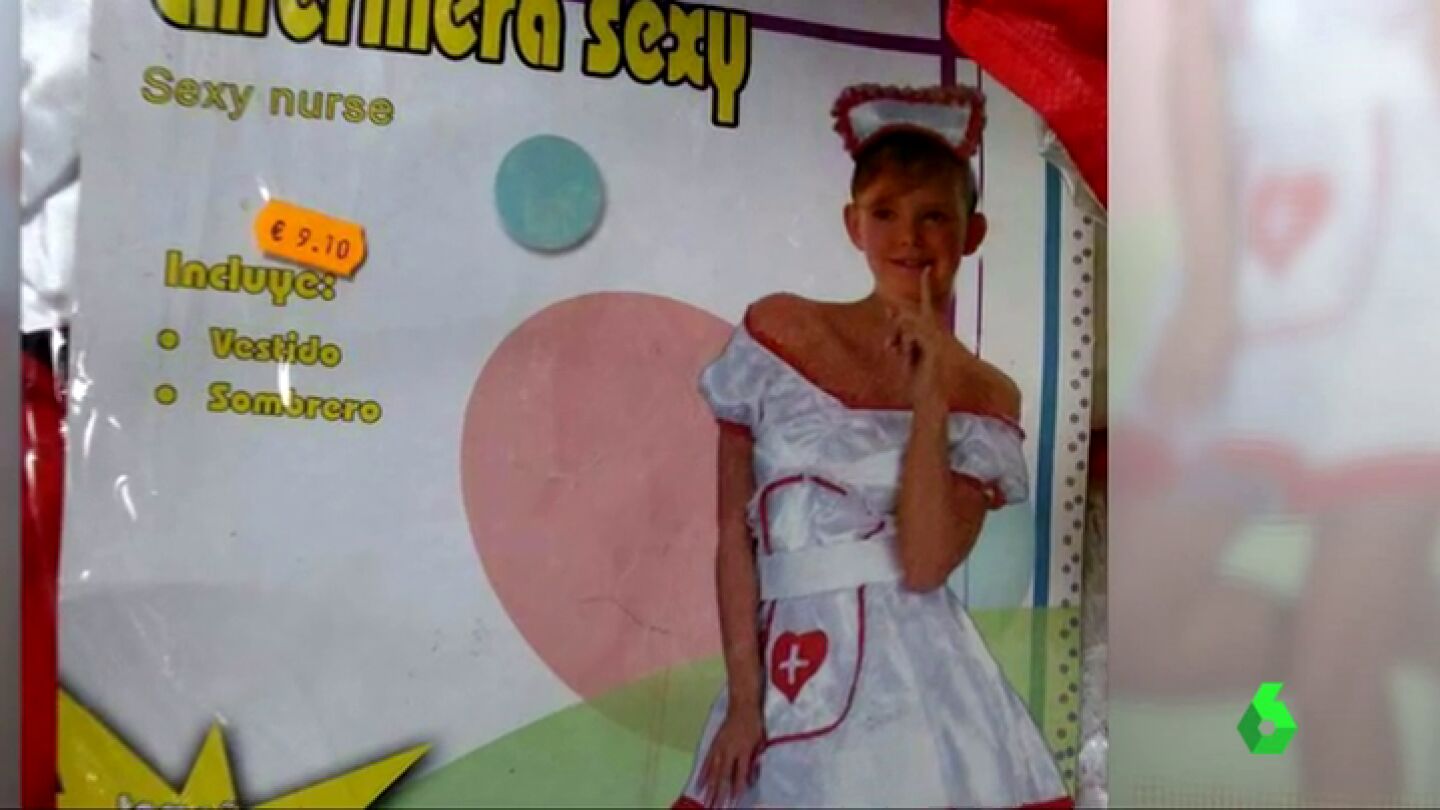 Frame 2.895148 de: Indignaci&oacute;n por los disfraces de carnaval de enfermera y bombera "sexy" para ni&ntilde;as de cuatro a&ntilde;os
