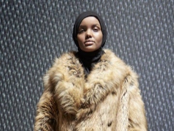 Halima en el desfile de Yeezy Halima en el desfile de Yeezy