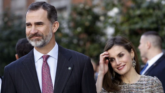 El rey Felipe y la reina Letizia en el museo Thyssen El rey Felipe y la reina Letizia en el museo Thyssen