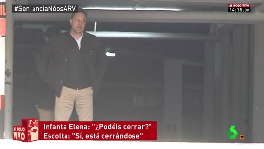 Frame 24.302911 de: El encontronazo de la infanta Elena con sus escoltas: "¿Podéis cerrar? ¡Joder!" Frame 24.302911 de: El encontronazo de la infanta Elena con sus escoltas: "¿Podéis cerrar? ¡Joder!"