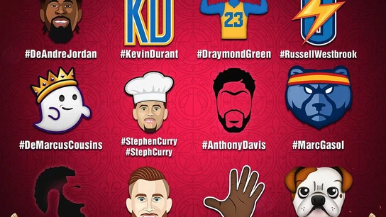 Los 'emojis' del All Star de la NBA Los 'emojis' del All Star de la NBA