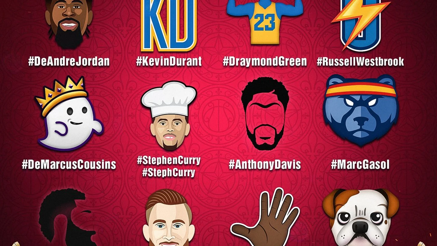 Los 'emojis' del All Star de la NBA Los 'emojis' del All Star de la NBA