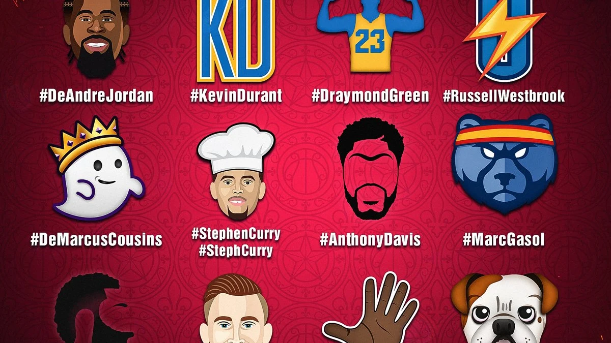 Los 'emojis' del All Star de la NBA