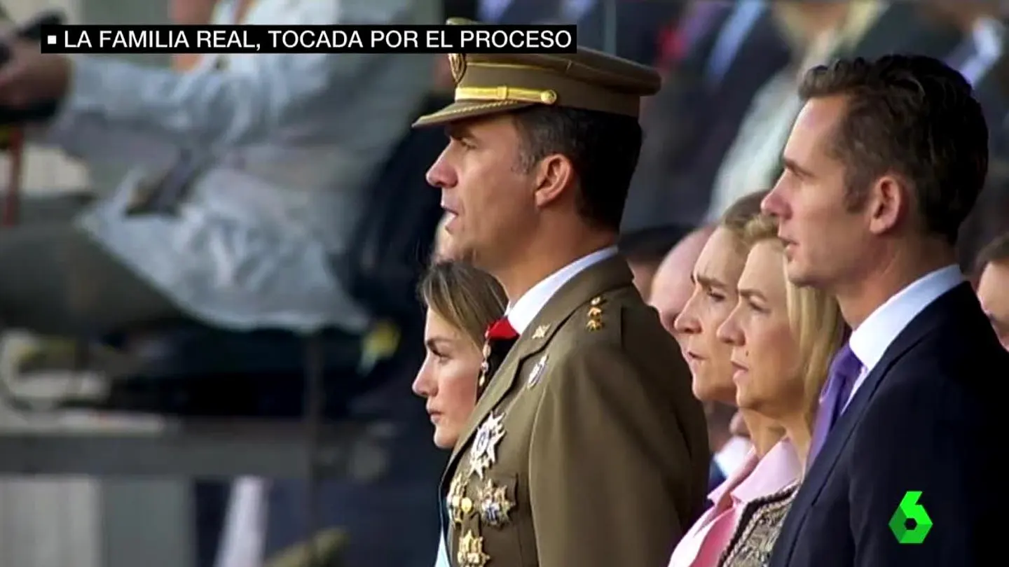 Urdangarin y la infanta en la Fiesta Nacional de 2011 Urdangarin y la infanta en la Fiesta Nacional de 2011