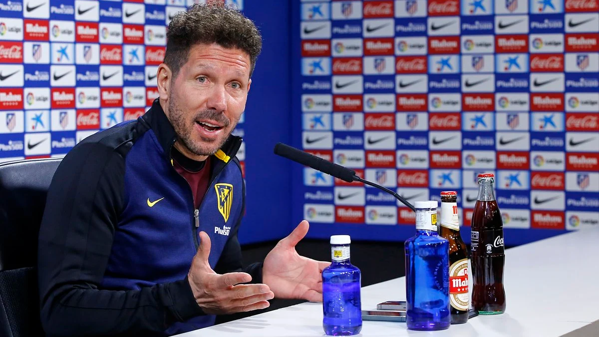 Simeone en rueda de prensa