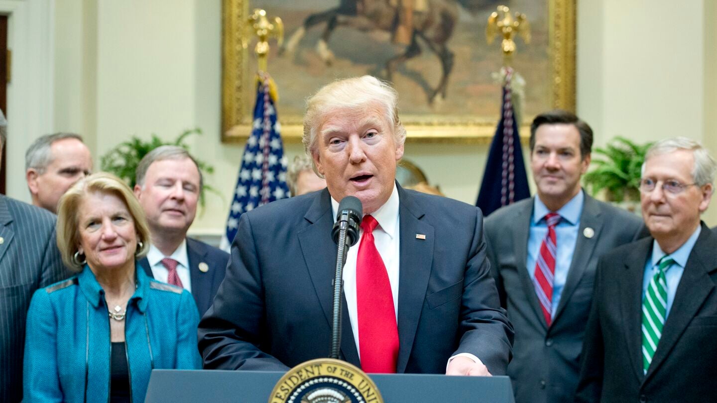 El presidente de Estados Unidos, Donald Trump