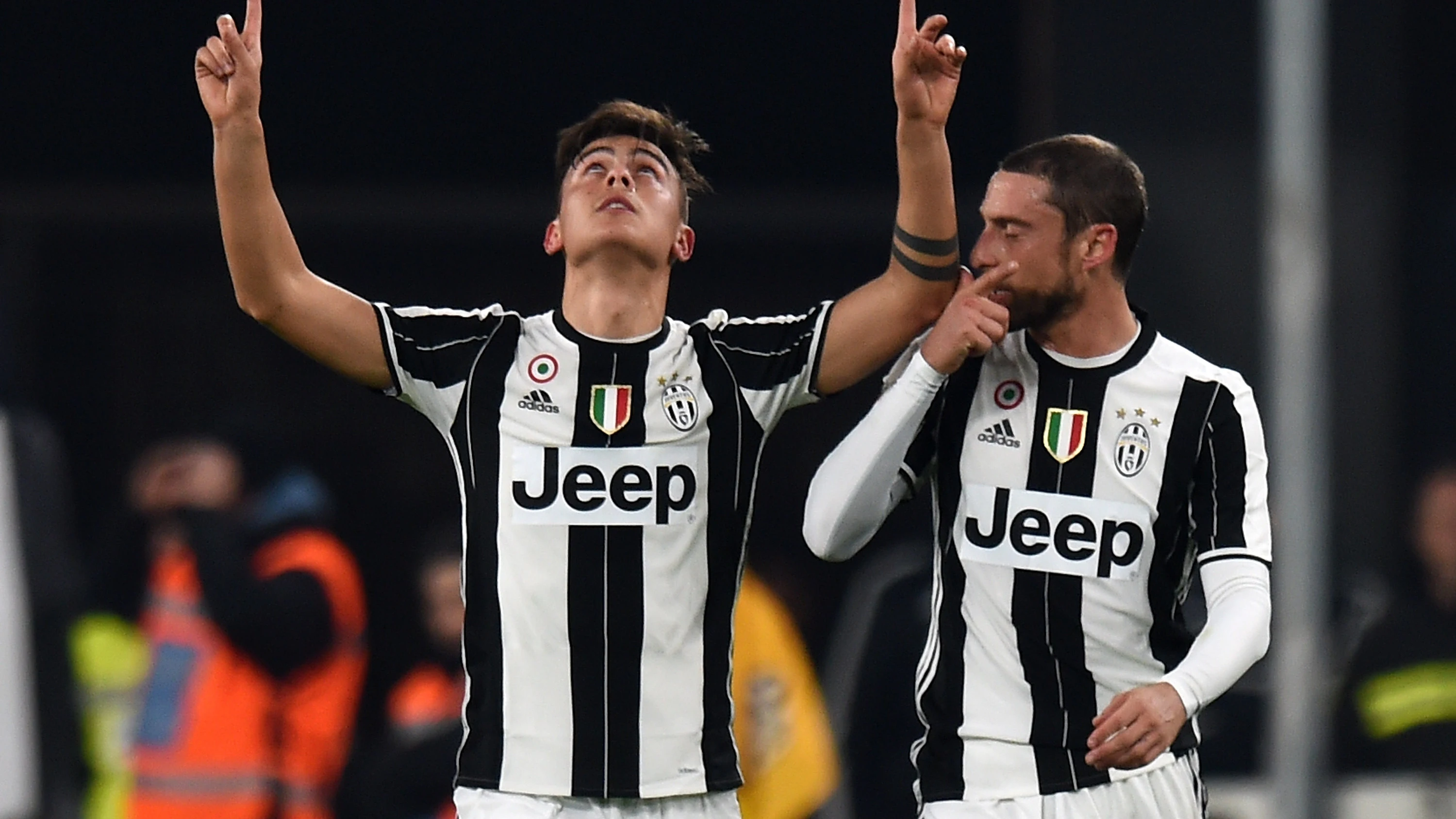 Dybala celebrando un gol