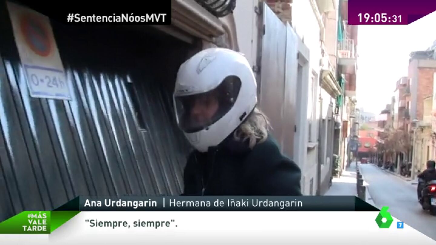 Frame 64.201773 de: La hermana de Urdangarin sigue creyendo en su inocencia pese a la sentencia del 'caso N&oacute;os': "Siempre, siempre"