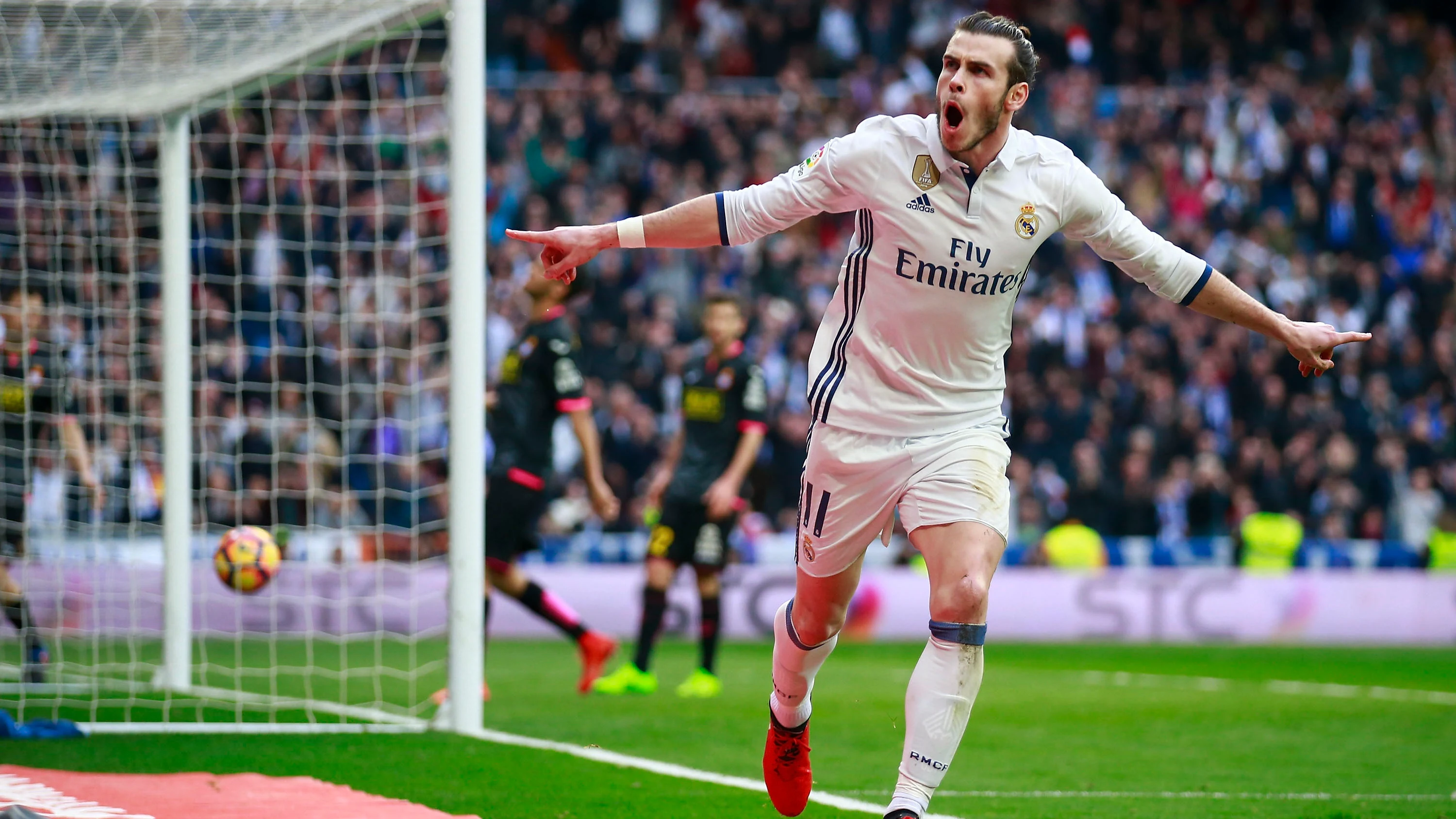 Gareth Bale celebrando su gol