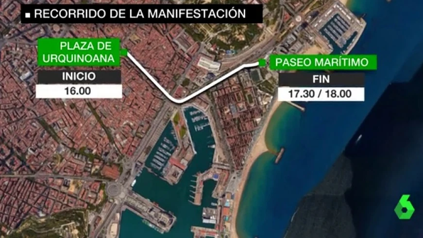 Recorrido manifestación refugiados