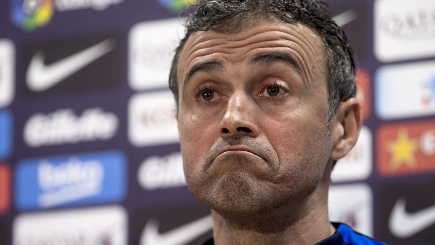 Luis Enrique, en rueda de prensa
