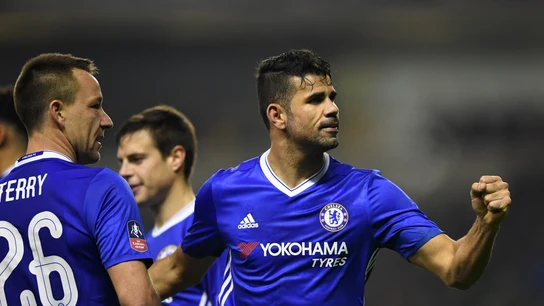 Diego Costa celebrando un gol Diego Costa celebrando un gol