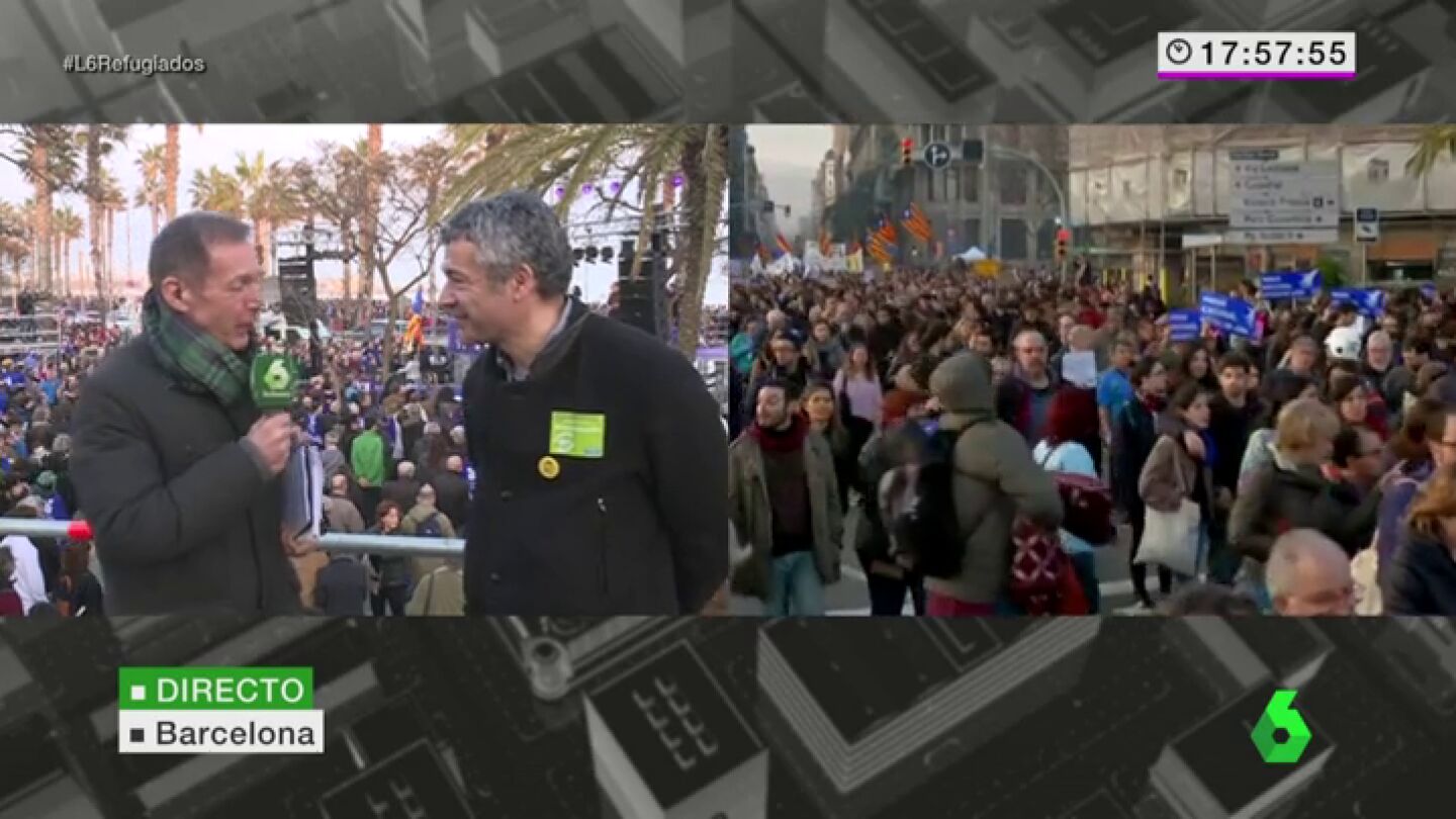 Frame 4.61724 de: Oriol Amor&oacute;s: "Es una verg&uuml;enza que a 35.000 personas en Grecia, Europa no las pueda acoger en una tarde"