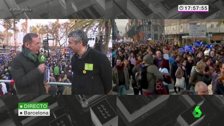 Frame 4.61724 de: Oriol Amorós: "Es una vergüenza que a 35.000 personas en Grecia, Europa no las pueda acoger en una tarde"