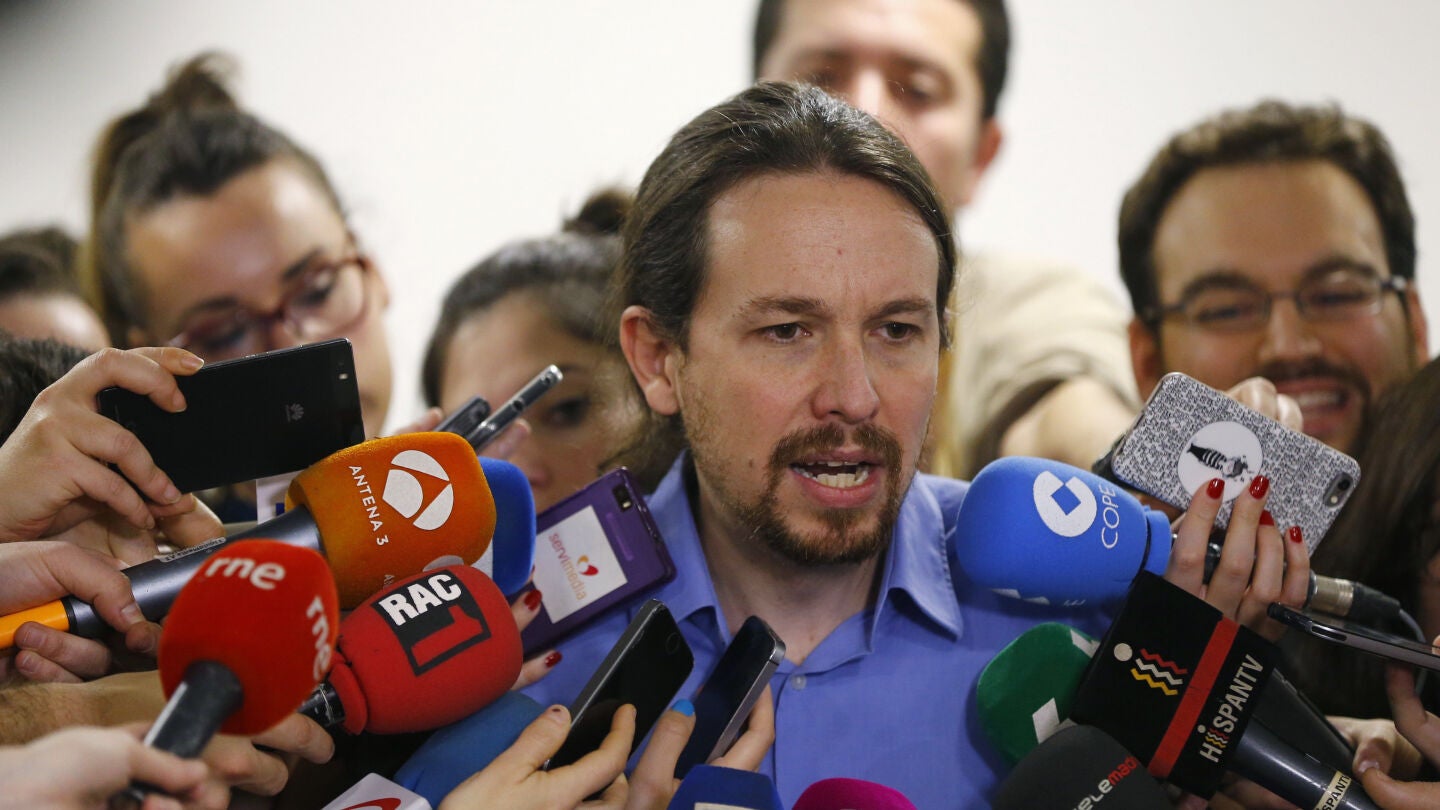 El l&iacute;der de Podemos, Pablo Iglesias
