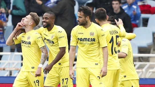 Samu Castillejo celebra su gol ante la Real Sociedad Samu Castillejo celebra su gol ante la Real Sociedad