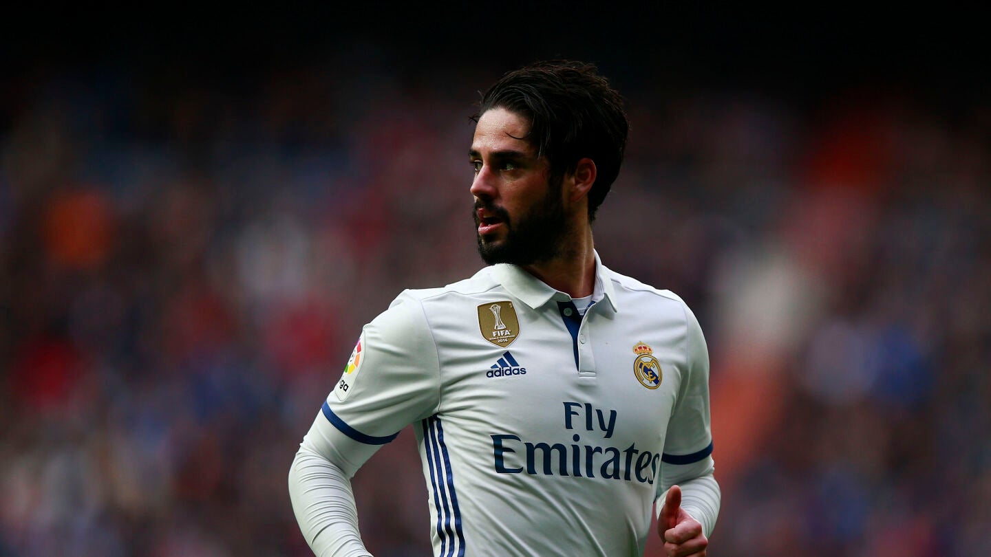 Isco, en un partido con el Real Madrid