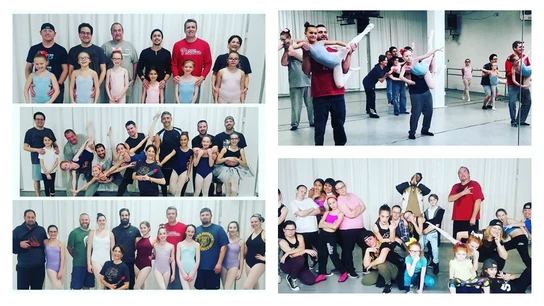 Padres de la academia bailando junto a sus hijas Padres de la academia bailando junto a sus hijas