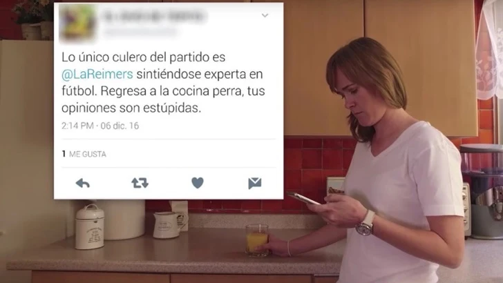 Insultos recibidos por las periodistas